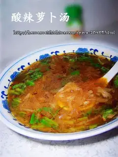 Hot and sour radish soup