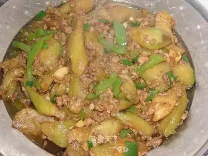 Minced pork and eggplant
