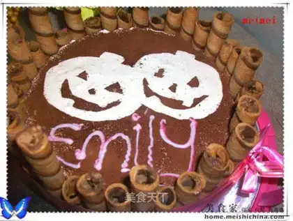 Birthday cake Halloween version