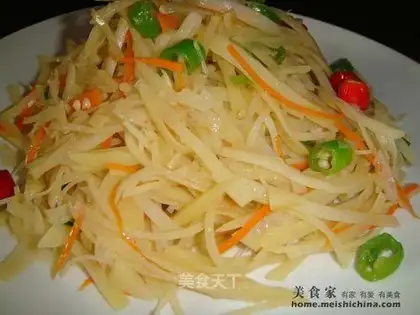 hot and sour potato silk