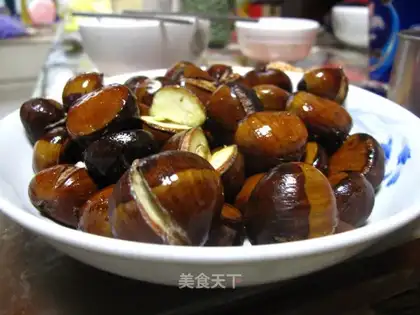 Lazy version of sugar-fried chestnuts