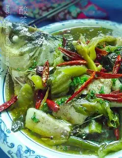 fish with Chinese sauerkraut