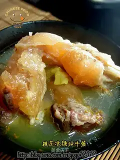 Stewed beef tendon with osmanthus and sugar sugar