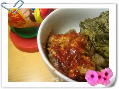 Secretly made delicious cabbage and fermented bean curd