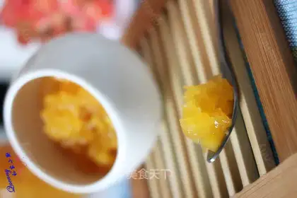 Pineapple granule jam