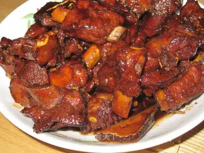 Red burn ribs