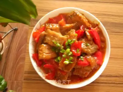 Red-fried fish