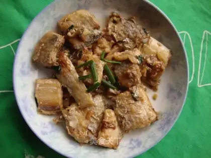 Dry-burned fish