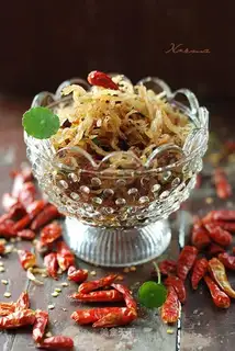 Spicy silver fish dry