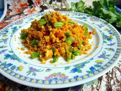 Egg fried fish seeds