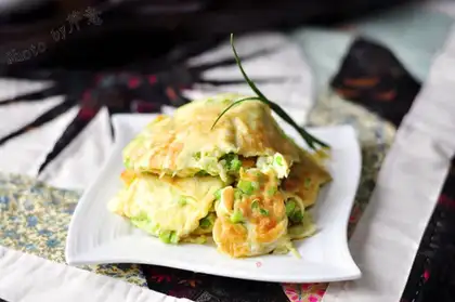 Goose eggs and garlic