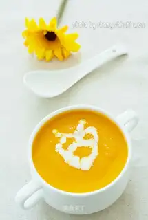 Cream carrot soup
