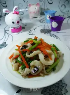 Garlic squid