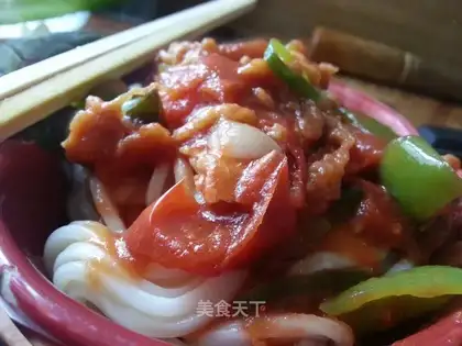 Tomato eggs for noodles