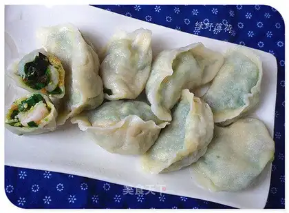 Triple veggie dumplings