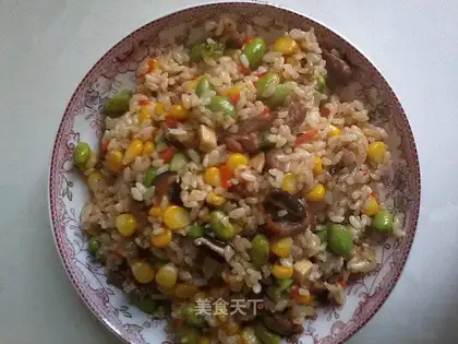 Five colours of cooking rice