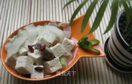 Frozen tofu cabbage