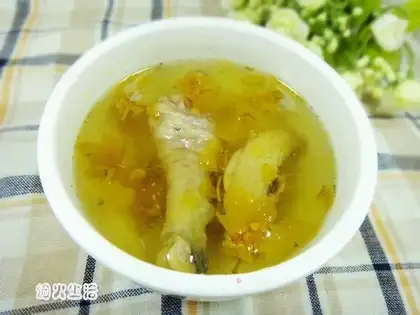 The chicken soup