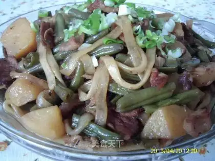 Potato powdered beans