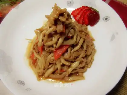 Sea-fruit fried meat