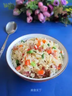 Weenie egg fried rice