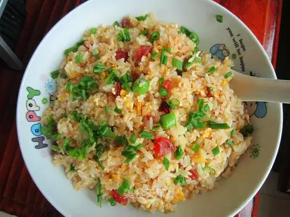 Delicious egg fried rice