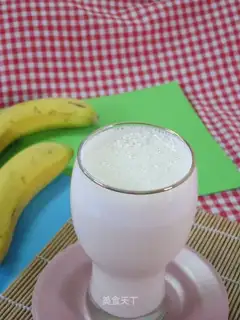Banana soya juice