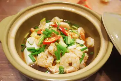 Shrimp tofu