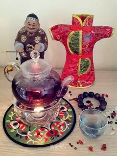 He's got a hot tea