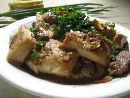 Homemade tofu
