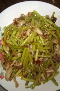 Garlic fried meat