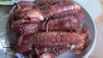 Skinned shrimp