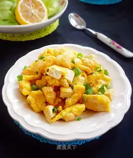 Gold and silver tofu