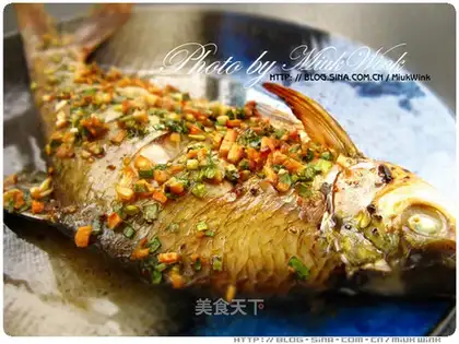 Garlic roasted mackerel