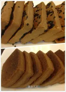 Souffle sesame cookies