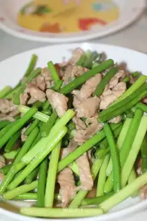 Garlic fried meat