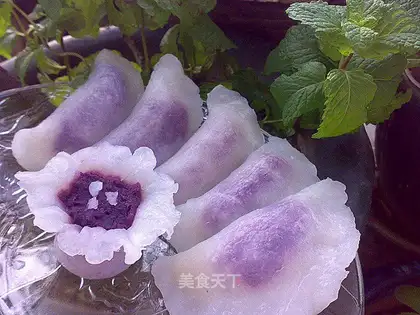 Crystal potato dumplings
