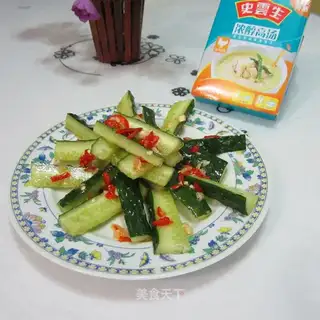 Garlic cucumber
