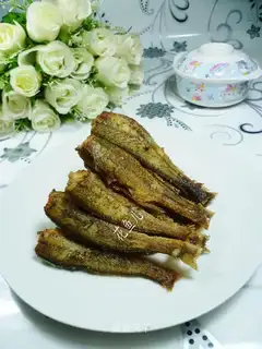 Fried yellowfish