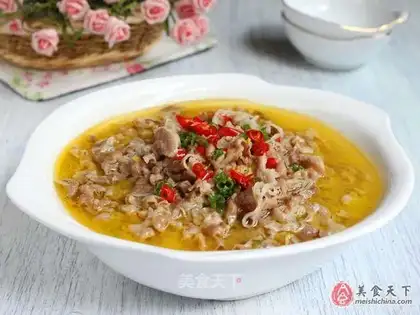Sour soup, fat cow
