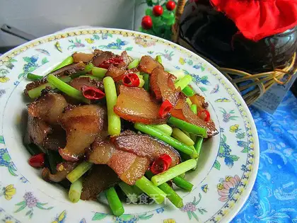 Garlic and pork