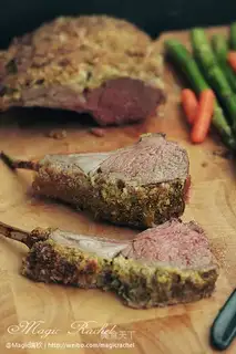 Scorched lamb chops