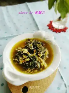 The purple omelet soup