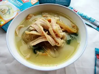 Cow belly fan soup