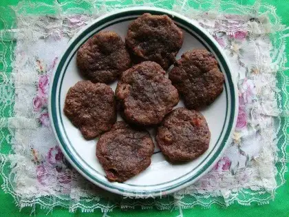 Chocolate bean slag cookies