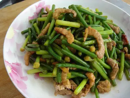Garlic meat