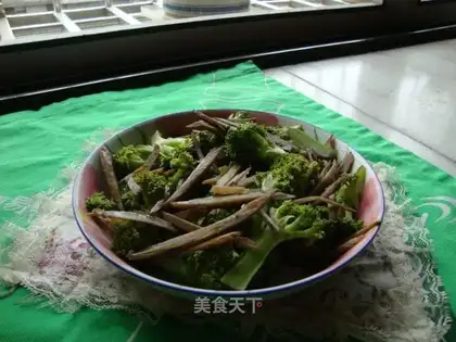 The broccoli's fried oxen