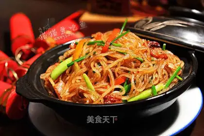 Meat and crystal powder