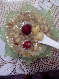 Green bean rice porridge