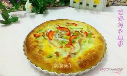Bacon shrimp pizza